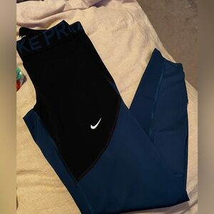 Nike pro two tone leggings